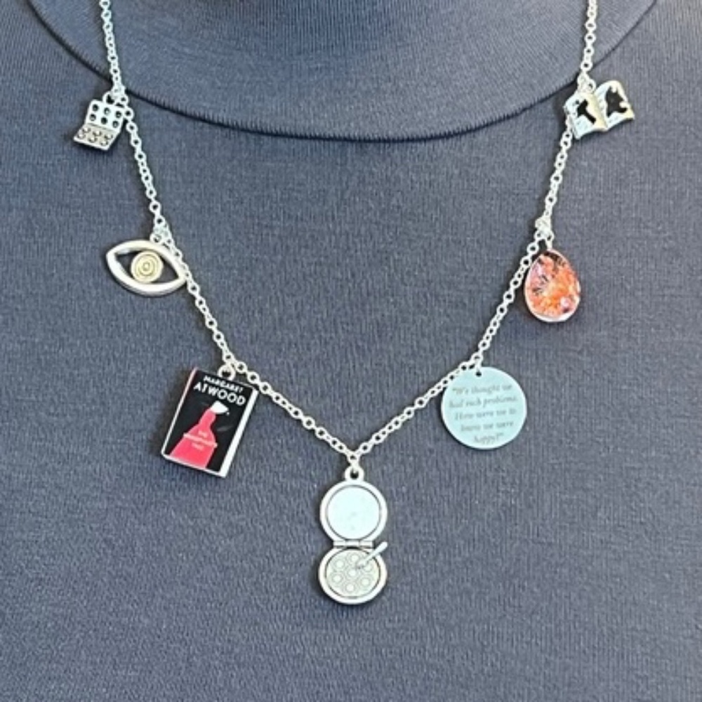 The Handmaid's Tale by Margaret Atwood Handmade Literature Necklace Book Cover